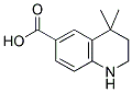 4,4-DIMETHYL-1,2,3,4-TETRAHYDROQUINOLINE-6-CARBOXYLIC ACID 结构式