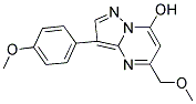 5-(METHOXYMETHYL)-3-(4-METHOXYPHENYL)PYRAZOLO[1,5-A]PYRIMIDIN-7-OL 结构式