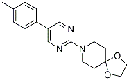 8-[5-(4-METHYLPHENYL)PYRIMIDIN-2-YL]-1,4-DIOXA-8-AZASPIRO[4.5]DECANE 结构式