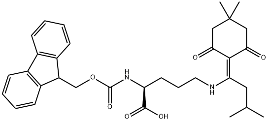 FMOC-ORN(IVDDE)-OH 结构式