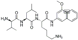 D-VAL-LEU-LYS-4-METHOXY-2-NAPHTHYLAMINE 结构式