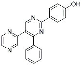 4-[4-PHENYL-5-(PYRAZIN-2-YL)PYRIMIDIN-2-YL]PHENOL 结构式