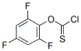 2,4,6-TRIFLUOROPHENYL CHLOROTHIOFORMATE 结构式