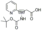 (S)-3-TERT-BUTOXYCARBONYLAMINO-3-PYRIDIN-2-YL-PROPIONIC ACID 结构式