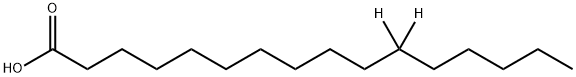 棕榈酸-D2 结构式