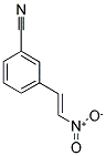 1-(3-CYANOPHENYL)-2-NITROETHENE 结构式