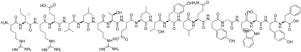 H-ARG-ILE-ARG-GLU-VAL-LEU-ARG-THR-GLU-LEU-THR-TYR-LEU-GLN-TYR-GLY-TRP-SER-TYR-PHE-OH 结构式