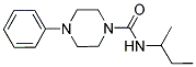 N-(METHYLPROPYL)(4-PHENYLPIPERAZINYL)FORMAMIDE 结构式