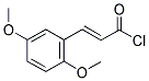 (E)-3-(2,5-Dimethoxy-phenyl)-acryloyl chloride 结构式