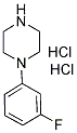 1-(3-FLUORO-PHENYL)-PIPERAZINE DIHYDROCHLORIDE 结构式