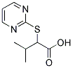 3-METHYL-2-(PYRIMIDIN-2-YLSULFANYL)BUTANOIC ACID 结构式