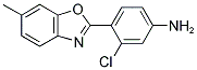 3-CHLORO-4-(6-METHYL-1,3-BENZOXAZOL-2-YL)ANILINE 结构式