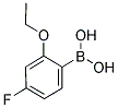 2-ETHOXY-4-FLUOROPHENYLBORONIC ACID 结构式