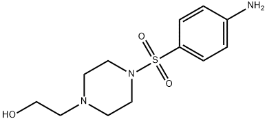 2-[4-(4-AMINO-BENZENESULFONYL)-PIPERAZIN-1-YL]-ETHANOL 结构式