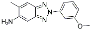 2-(3-METHOXY-PHENYL)-6-METHYL-2H-BENZOTRIAZOL-5-YLAMINE 结构式