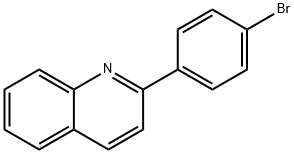 2-(4-溴苯基)喹啉 结构式