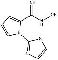 N'-HYDROXY-1-(1,3-THIAZOL-2-YL)-1H-PYRROLE-2-CARBOXIMIDAMIDE 结构式
