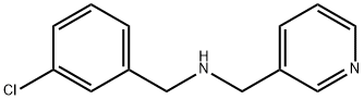 (3-CHLORO-BENZYL)-PYRIDIN-3-YLMETHYL-AMINE 结构式