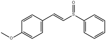 1-METHOXY-4-[2-(PHENYLSULFINYL)VINYL]BENZENE 结构式