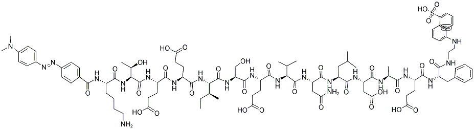 DABCYL-KTEEISEVNLDAEF-EDANS 结构式