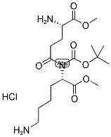 H-GLU(BOC-LYS-OME)-OME · HCL 结构式