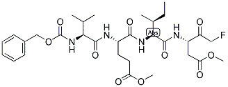CASPASE-6 INHIBITOR I ; Z-VAL-GLU-ILE-ASP-FMK 结构式