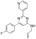 N-ALLYL-6-(4-FLUOROPHENYL)-2-PYRIDIN-3-YLPYRIMIDIN-4-AMINE 结构式