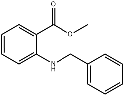 2-苄氨基苯甲酸甲酯 结构式