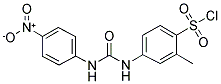 2-METHYL-4-[3-(4-NITRO-PHENYL)-UREIDO]-BENZENESULFONYL CHLORIDE 结构式