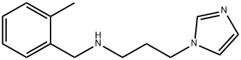 (3-IMIDAZOL-1-YL-PROPYL)-(2-METHYL-BENZYL)-AMINE 结构式