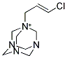 1-(3-CHLOROALLYL)-3,5,7-TRIAZO-1-AZONIAADAMANTANE 结构式