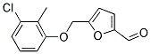 5-(3-CHLORO-2-METHYL-PHENOXYMETHYL)-FURAN-2-CARBALDEHYDE 结构式