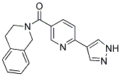 2-([6-(1H-PYRAZOL-4-YL)PYRIDIN-3-YL]CARBONYL)-1,2,3,4-TETRAHYDROISOQUINOLINE 结构式