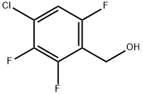 4-氯-2,3,6-三氟苯甲醇 结构式