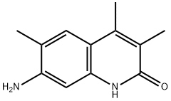 7-AMINO-3,4,6-TRIMETHYL-1H-QUINOLIN-2-ONE 结构式