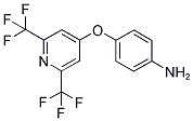 4-[2,6-BIS(TRIFLUOROMETHYL)PYRIDIN-4-YLOXY]ANILINE 结构式