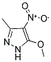 5-METHOXY-3-METHYL-4-NITRO-1H-PYRAZOLE 结构式