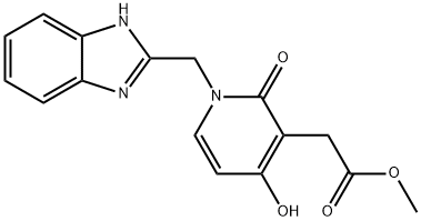 METHYL 2-[1-(1H-1,3-BENZIMIDAZOL-2-YLMETHYL)-4-HYDROXY-2-OXO-1,2-DIHYDRO-3-PYRIDINYL]ACETATE 结构式