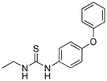 N-ETHYL-N'-(4-PHENOXYPHENYL)THIOUREA 结构式
