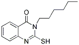 3-Hexyl-2-mercapto-3H-quinazolin-4-one 结构式