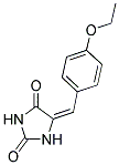 5-((4-Ethoxyphenyl)methylene)imidazolidine-2,4-dione 结构式