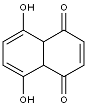 5,8-DIHYDROXY-4A,8A-DIHYDRONAPHTHALENE-1,4-DIONE 结构式