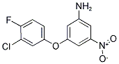 Benzenamine, 3-(3-chloro-4-fluorophenoxy)-5-nitro- 结构式