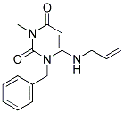 6-(Allylamino)-1-benzyl-3-methylpyrimidine-2,4(1H,3H)-dione 结构式