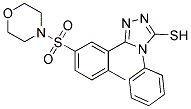 5-[2-METHYL-5-(MORPHOLINE-4-SULFONYL)-PHENYL]-4-PHENYL-4H-[1,2,4]TRIAZOLE-3-THIOL 结构式