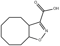 3A,4,5,6,7,8,9,9A-OCTAHYDRO-CYCLOOCTA[D]ISOXAZOLE-3-CARBOXYLIC ACID 结构式