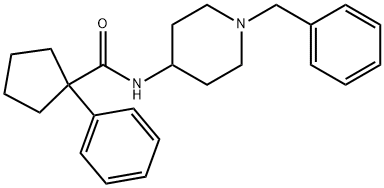 (PHENYLCYCLOPENTYL)-N-(1-BENZYL(4-PIPERIDYL))FORMAMIDE 结构式