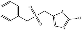 5-[(BENZYLSULFONYL)METHYL]-2-CHLORO-1,3-THIAZOLE 结构式