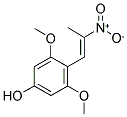 1-(2,6-DIMETHOXY-4-HYDROXYPHENYL)-2-NITROPROPENE 结构式