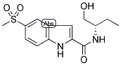 (S)-N-(1-HYDROXYBUT-2-YL)-5-(METHYLSULPHONYL)-1H-INDOLE-2-CARBOXAMIDE 结构式